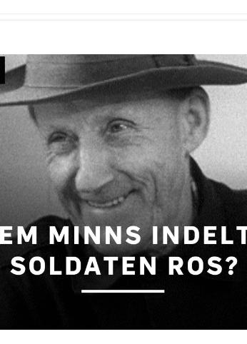 Vem minns indelte soldaten Ros?